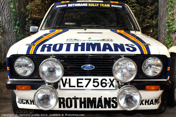 Rothmans Ford Escort MK2 Picture Board by Ray Putley
