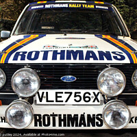 Buy canvas prints of Rothmans Ford Escort MK2 by Ray Putley