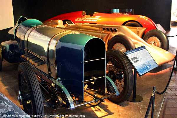 Land Speed Record Vehicles Picture Board by Ray Putley