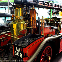 Buy canvas prints of 1907 Gobron Brillié Fire Engine by Ray Putley