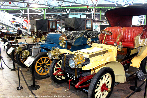 Cars at Beaulieu motor museum Picture Board by Ray Putley