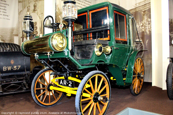 1898 Daimler Cannstatt Picture Board by Ray Putley
