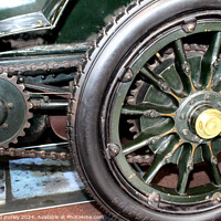 Buy canvas prints of Car Final (Chain) Drive  at Beaulieu motor museum by Ray Putley
