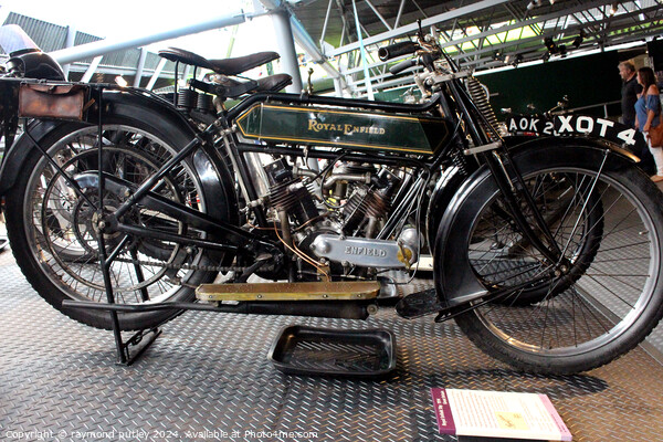 1914 Royal Enfield 3hp on display at Beaulieu Motor Museum, England, UK. Picture Board by Ray Putley