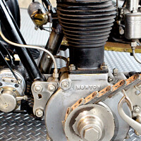 Buy canvas prints of 1912 Norton BS Engine. by Ray Putley