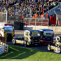 Buy canvas prints of British Truck racing. by Ray Putley