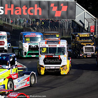 Buy canvas prints of British Truck Racing. by Ray Putley