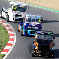 Buy canvas prints of British Truck Racing. by Ray Putley
