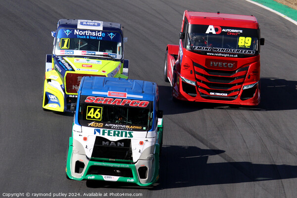 British Truck Racing. Picture Board by Ray Putley