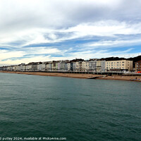 Buy canvas prints of Hastings Seafront by Ray Putley