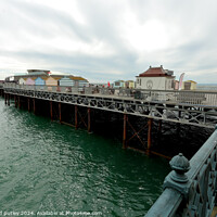 Buy canvas prints of Hastings Seafront - Pier by Ray Putley