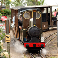 Buy canvas prints of Hastings Seafront - Miniature Railway  by Ray Putley