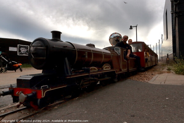 Hastings Seafront - Miniature Railway Picture Board by Ray Putley