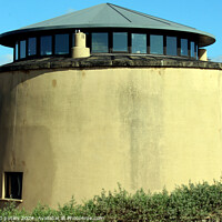 Buy canvas prints of Dymchurch Seafront - Martello Tower by Ray Putley