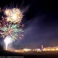 Buy canvas prints of Fireworks. by Ray Putley