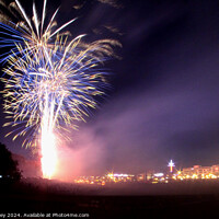 Buy canvas prints of Fireworks. by Ray Putley