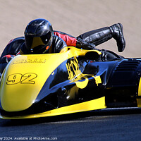 Buy canvas prints of Molson Group British Sidecars. by Ray Putley