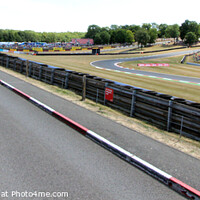 Buy canvas prints of Pits Paddock & Circuit - Brands Hatch  by Ray Putley