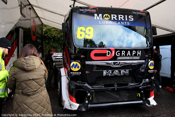 Pits Paddock & Circuit - Brands Hatch  Picture Board by Ray Putley