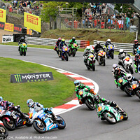 Buy canvas prints of Pirelli National Junior Superstock- Brands Hatch 2 by Ray Putley