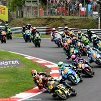 Buy canvas prints of Pirelli National Junior Superstock- Brands Hatch 2023 by Ray Putley
