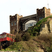 Buy canvas prints of Cliff Railway - Hastings by Ray Putley