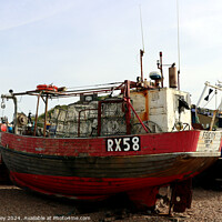 Buy canvas prints of Fishing Boats - Hastings by Ray Putley