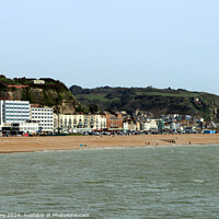 Buy canvas prints of The Seafront - Hastings by Ray Putley