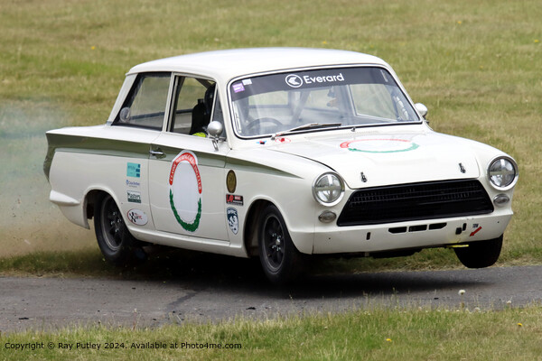 Mk1 Lotus Ford Cortina racing Picture Board by Ray Putley