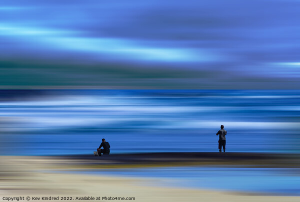 Fishermen in blue Picture Board by TheOther Kev
