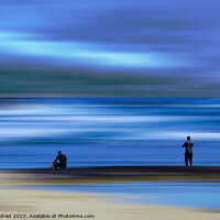 Buy canvas prints of Fishermen in blue by TheOther Kev
