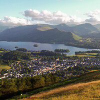 Buy canvas prints of Majestic View of Keswick and Derwent Water by Richard North