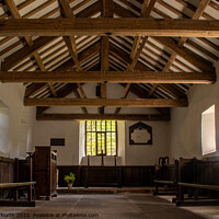 Buy canvas prints of Peaceful Remnants of St Martin's Church, Martindal by Richard North