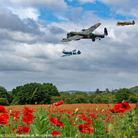 Buy canvas prints of Battle of Britain Memorial Flight by Brett Pearson