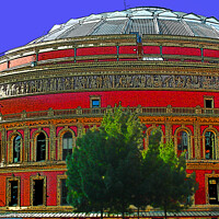 Buy canvas prints of Royal Albert Hall, London by Jeff Laurents