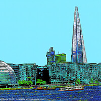 Buy canvas prints of The Shard, London by Jeff Laurents