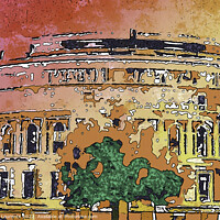 Buy canvas prints of Royal Albert Hall, London by Jeff Laurents