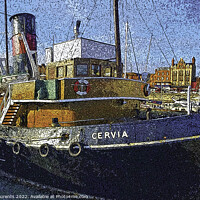 Buy canvas prints of The Cervia,  Ramsgate Royal Harbour by Jeff Laurents