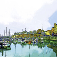 Buy canvas prints of Ramsgate Harbour and Arches  by Jeff Laurents
