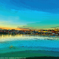 Buy canvas prints of View Towards Ramsgate Harbour and Marina by Jeff Laurents