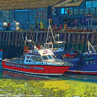 Buy canvas prints of Boats at the Harbour, Whitstable by Jeff Laurents
