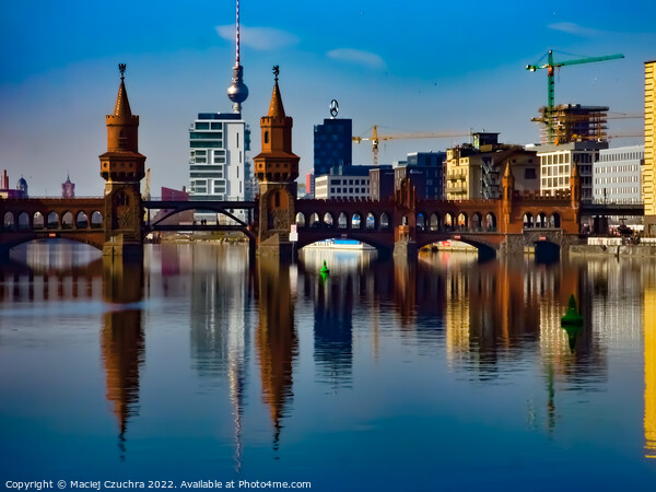 Berlin Waters Picture Board by Maciej Czuchra