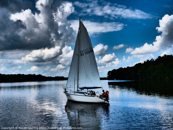 Sailboat Picture Board by Maciej Czuchra