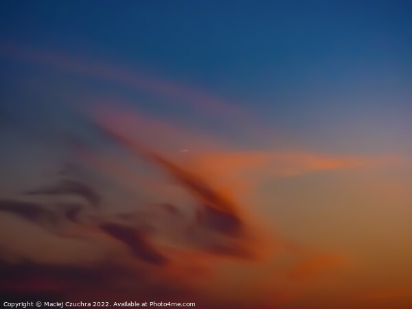 Red Garuda Cloud Picture Board by Maciej Czuchra