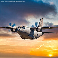 Buy canvas prints of C130 Hercules Aircraft (Artistic Image) by Mark Dunn