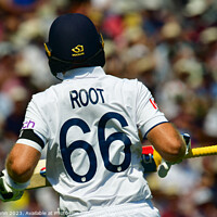 Buy canvas prints of Joe Root -  England Cricketer by Mark Dunn