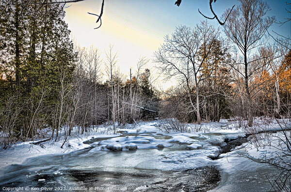 "A Serene Winter Wonderland" Picture Board by Ken Oliver