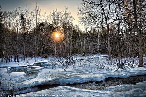 Winter Sunbeam Serenade Picture Board by Ken Oliver