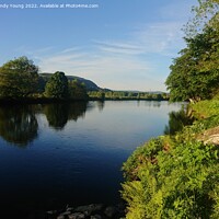 Buy canvas prints of Majestic River Tay in Perthshire by Sandy Young