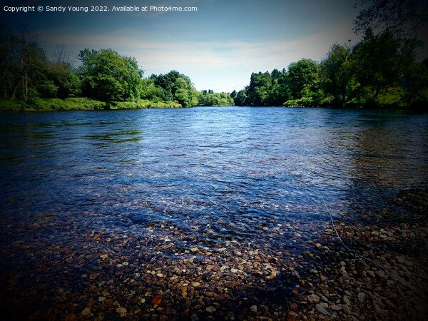 The mighty River Tay near Kenmore  Picture Board by Sandy Young
